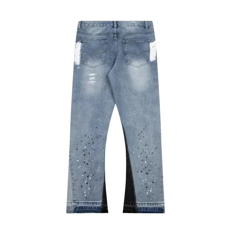 Splashed Ink Jeans